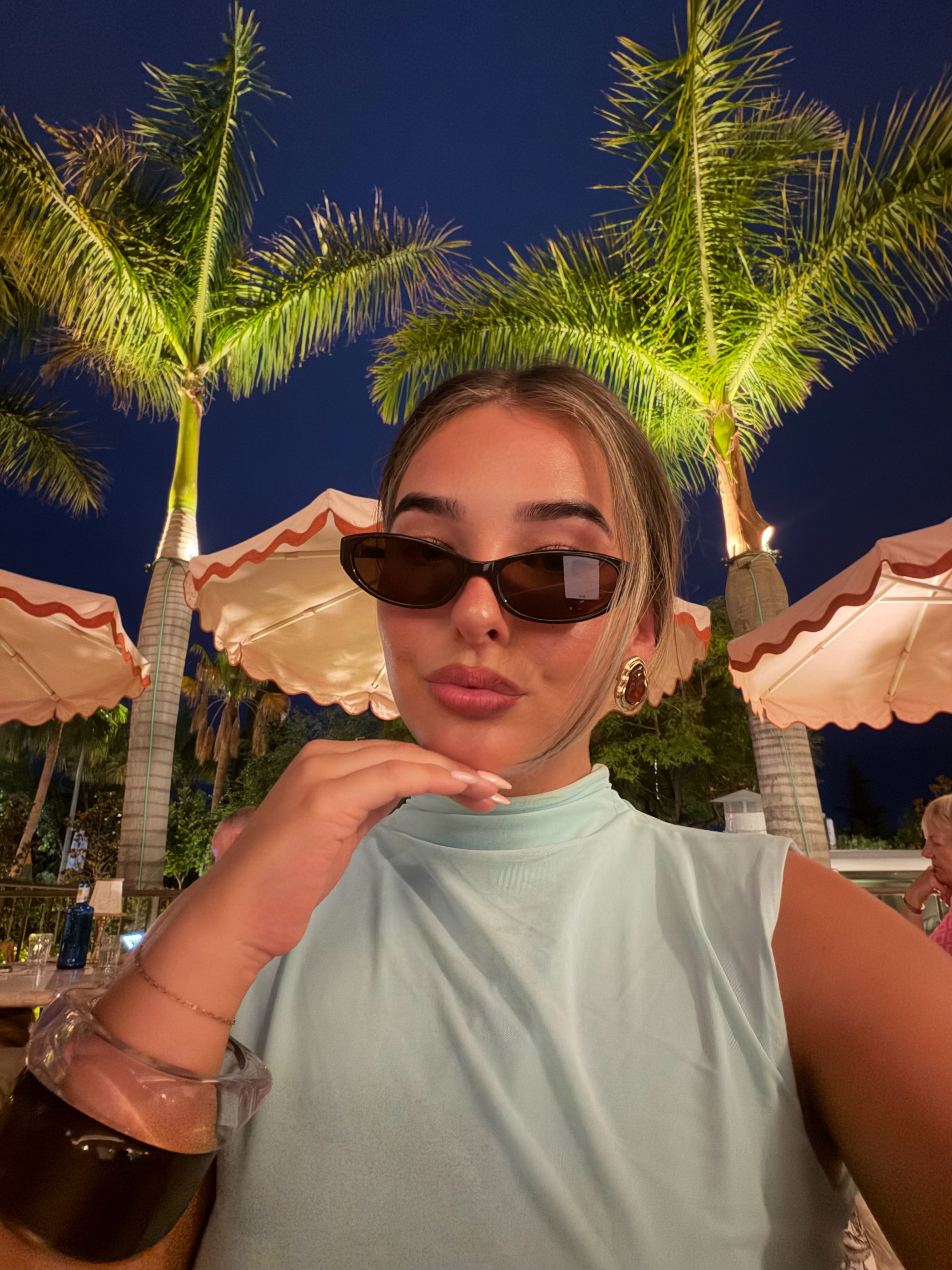 Margot Dark Brown Sunglasses