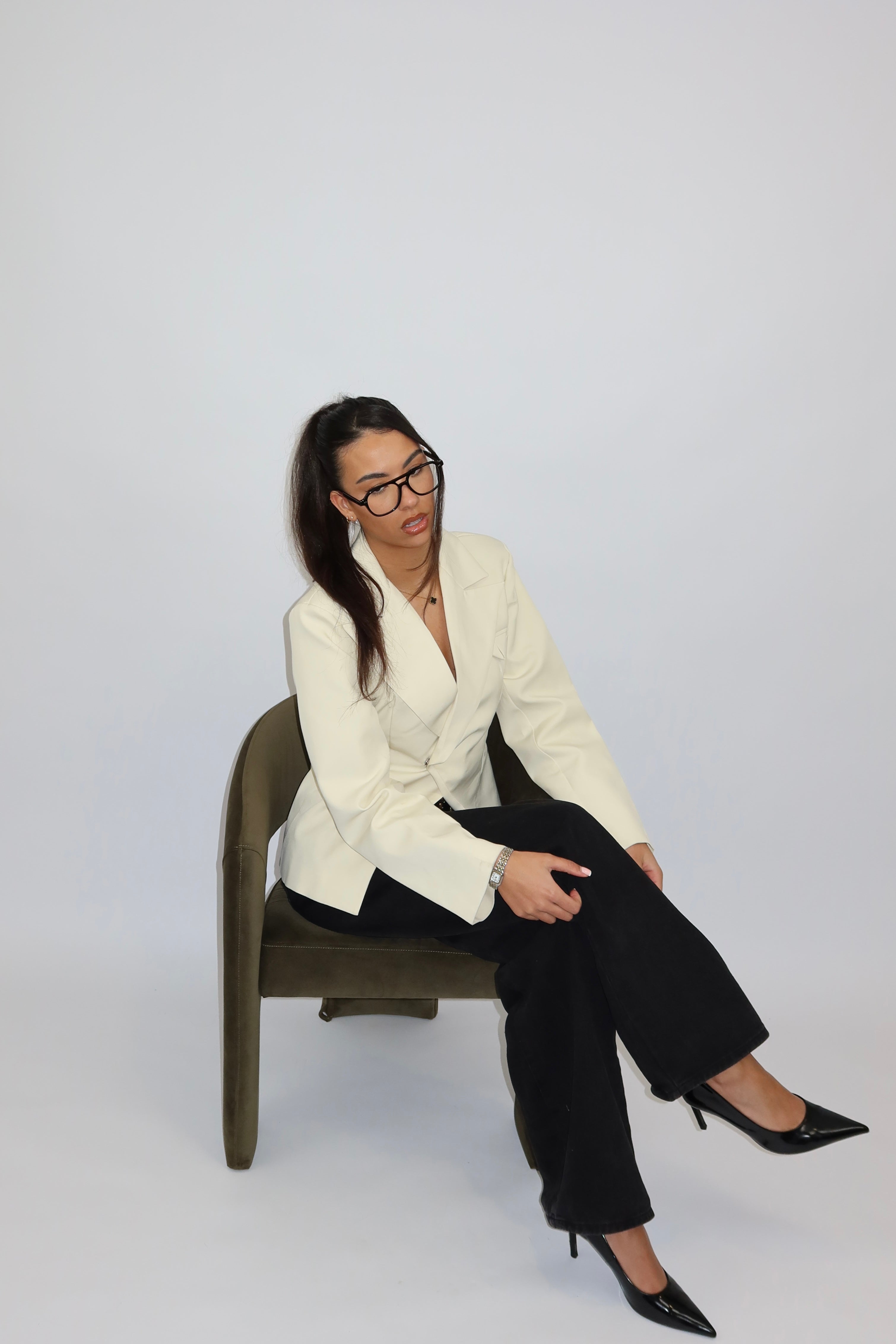 Blair Black Clear Lens Glasses