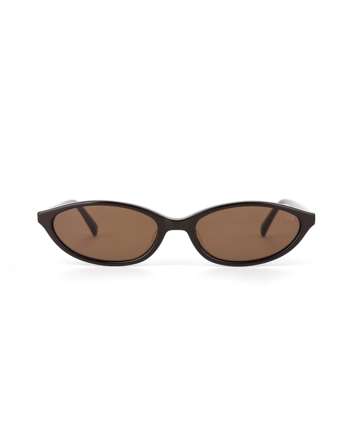 denon amit 24 brown sunglasses Naomi Retro Aviator Brown Sunglass - Brown Lens | DIMA  main image 3