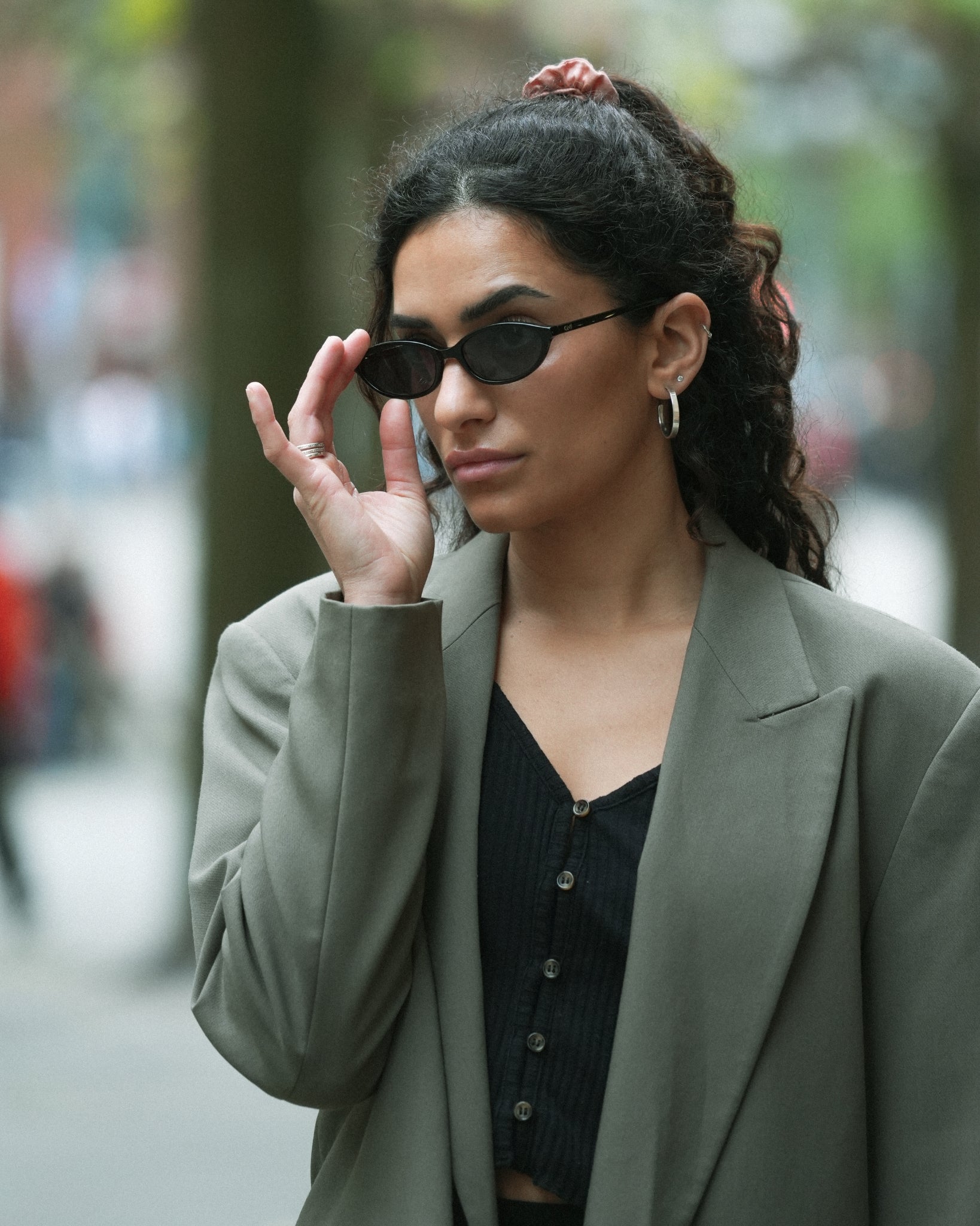 Annie Black Sunglasses