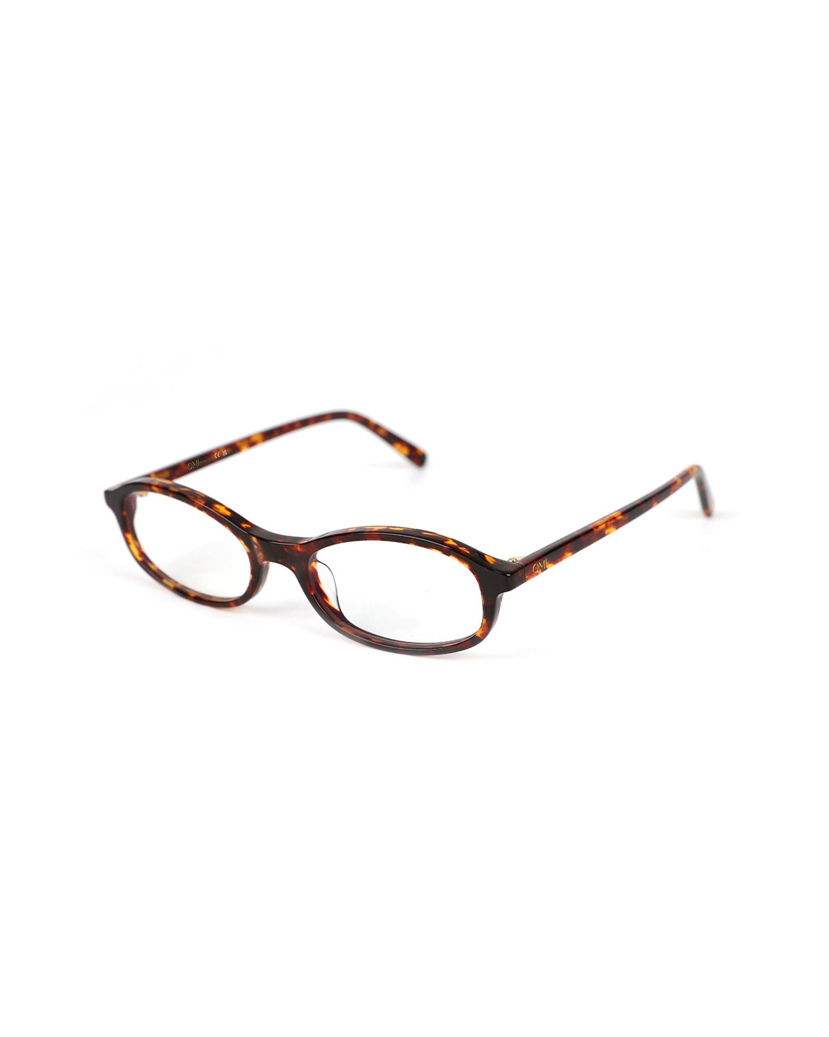 Ari Tortoise Clear Lens Glasses