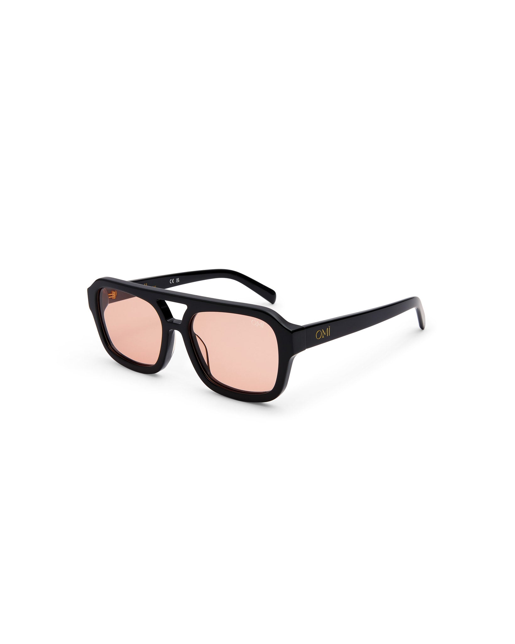 Marilyn Black & Light Orange Sunglasses