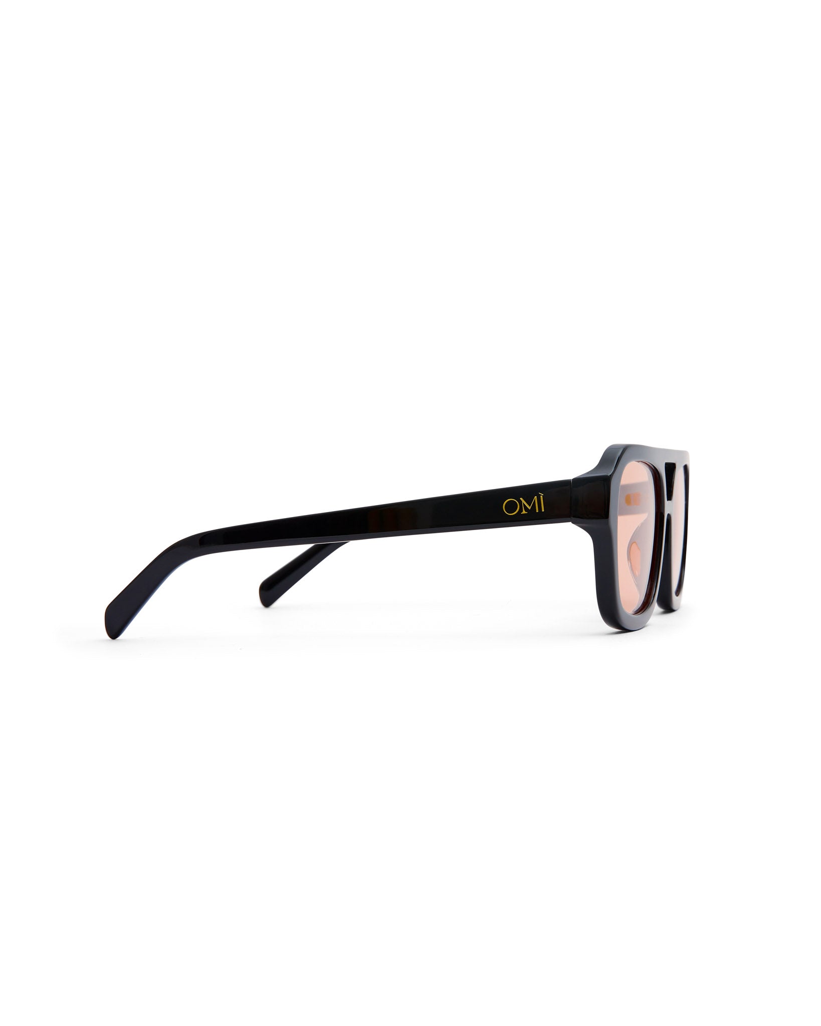 Marilyn Black & Light Orange Sunglasses