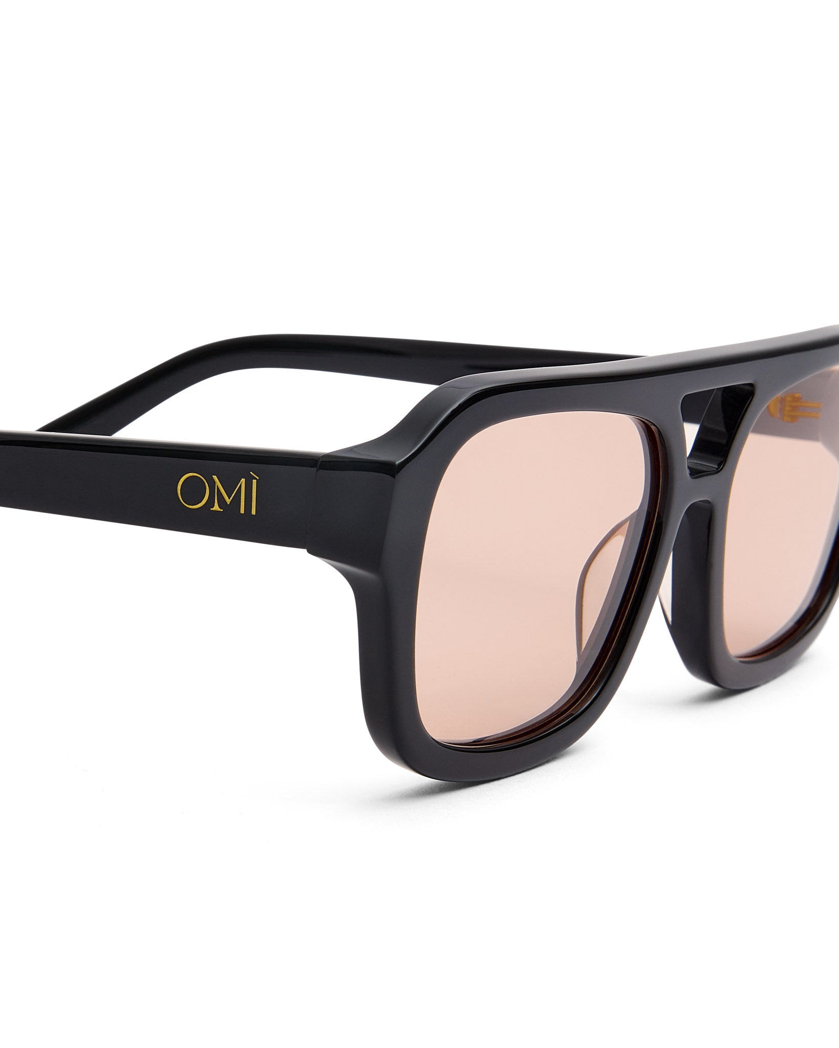 Marilyn Black & Light Orange Sunglasses