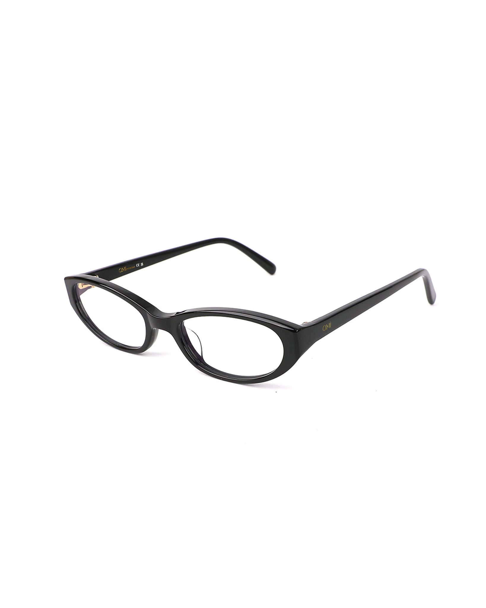 Margot Black Clear Lens Glasses