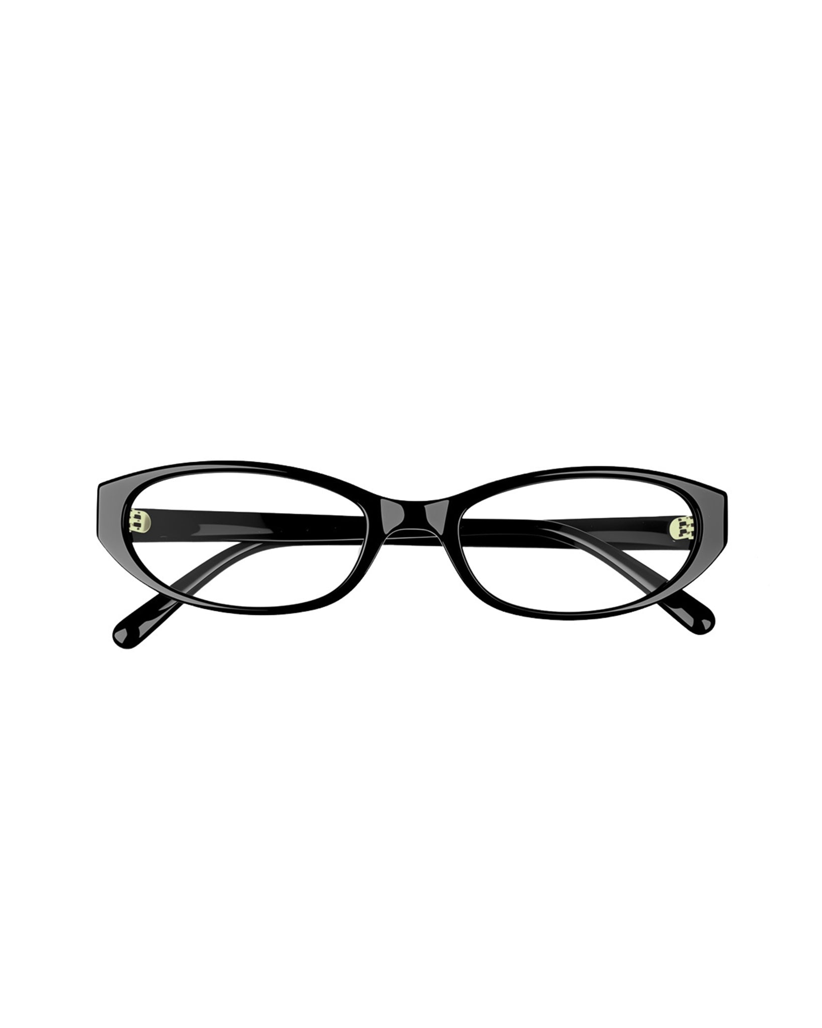 Margot Black Clear Lens Glasses