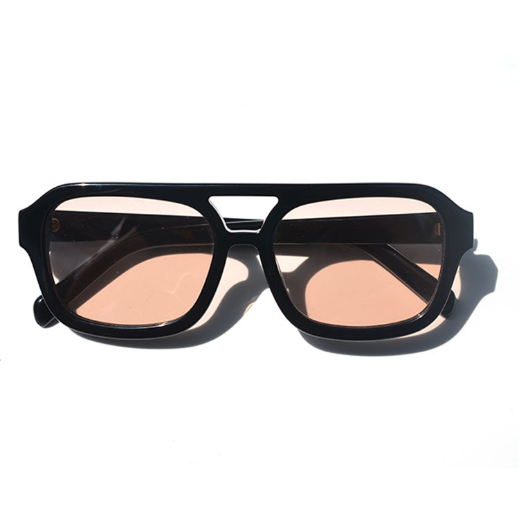 Marilyn Black & Light Orange Sunglasses
