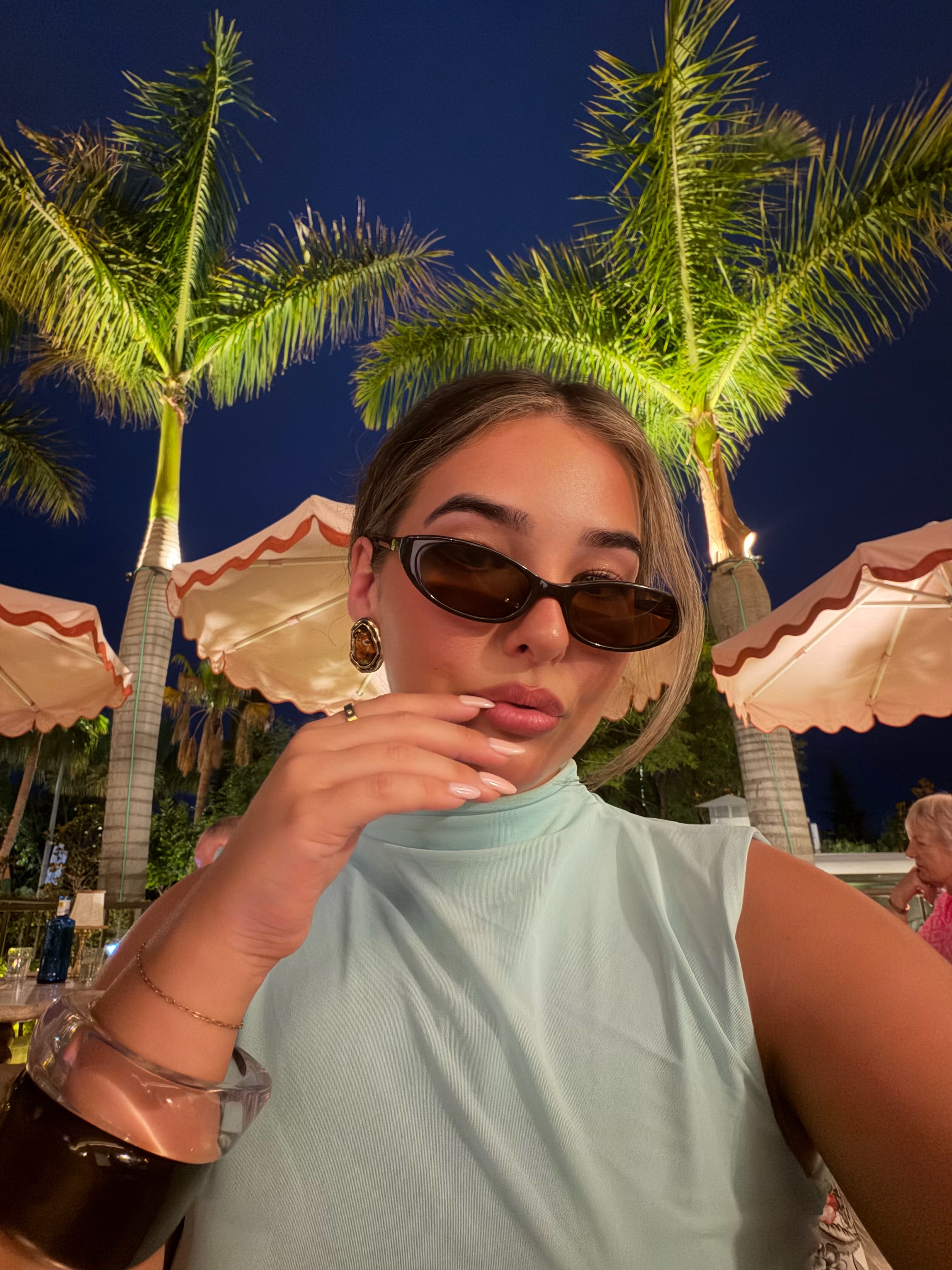 Margot Dark Brown Sunglasses