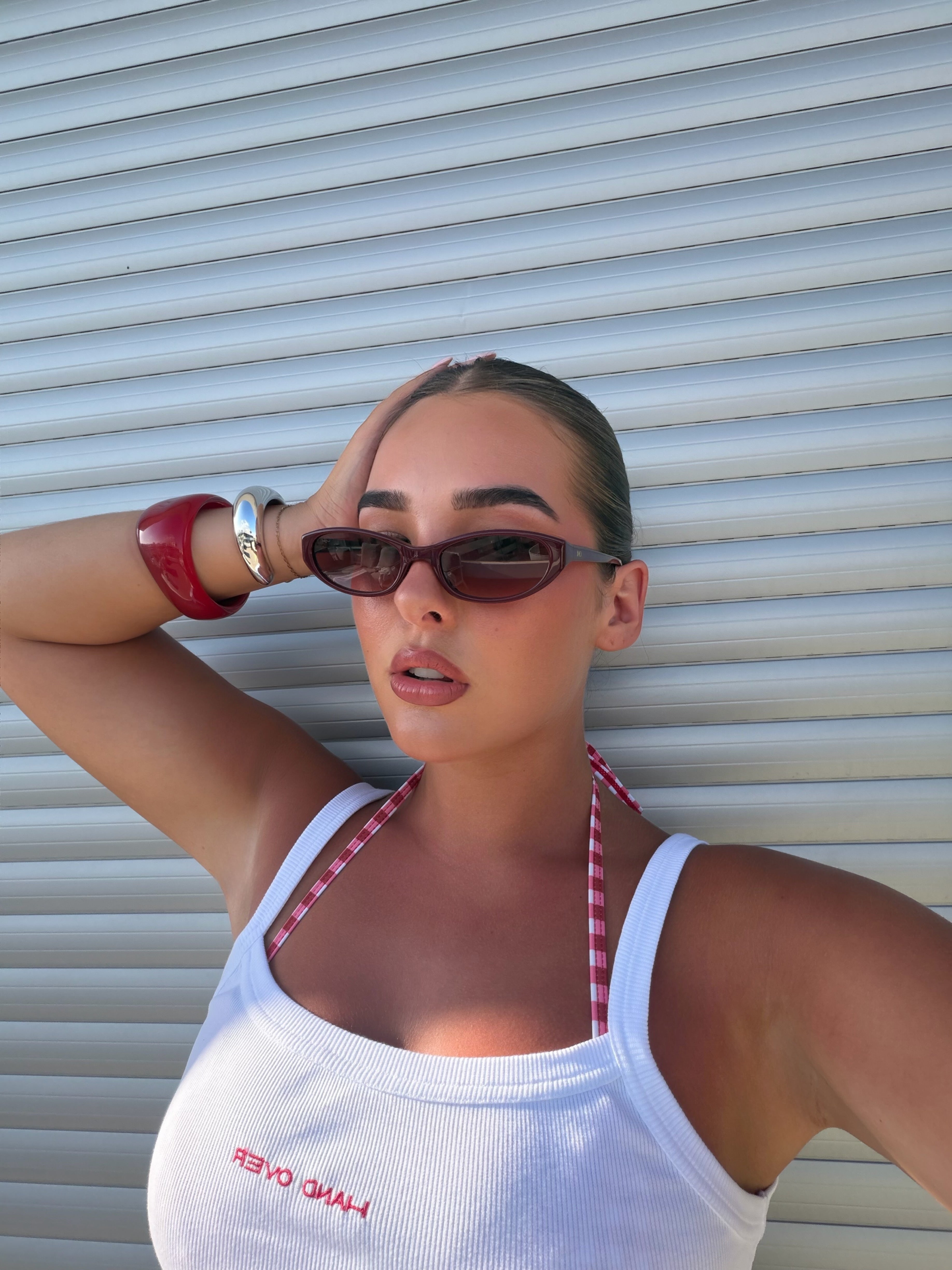 Margot Burgundy Sunglasses
