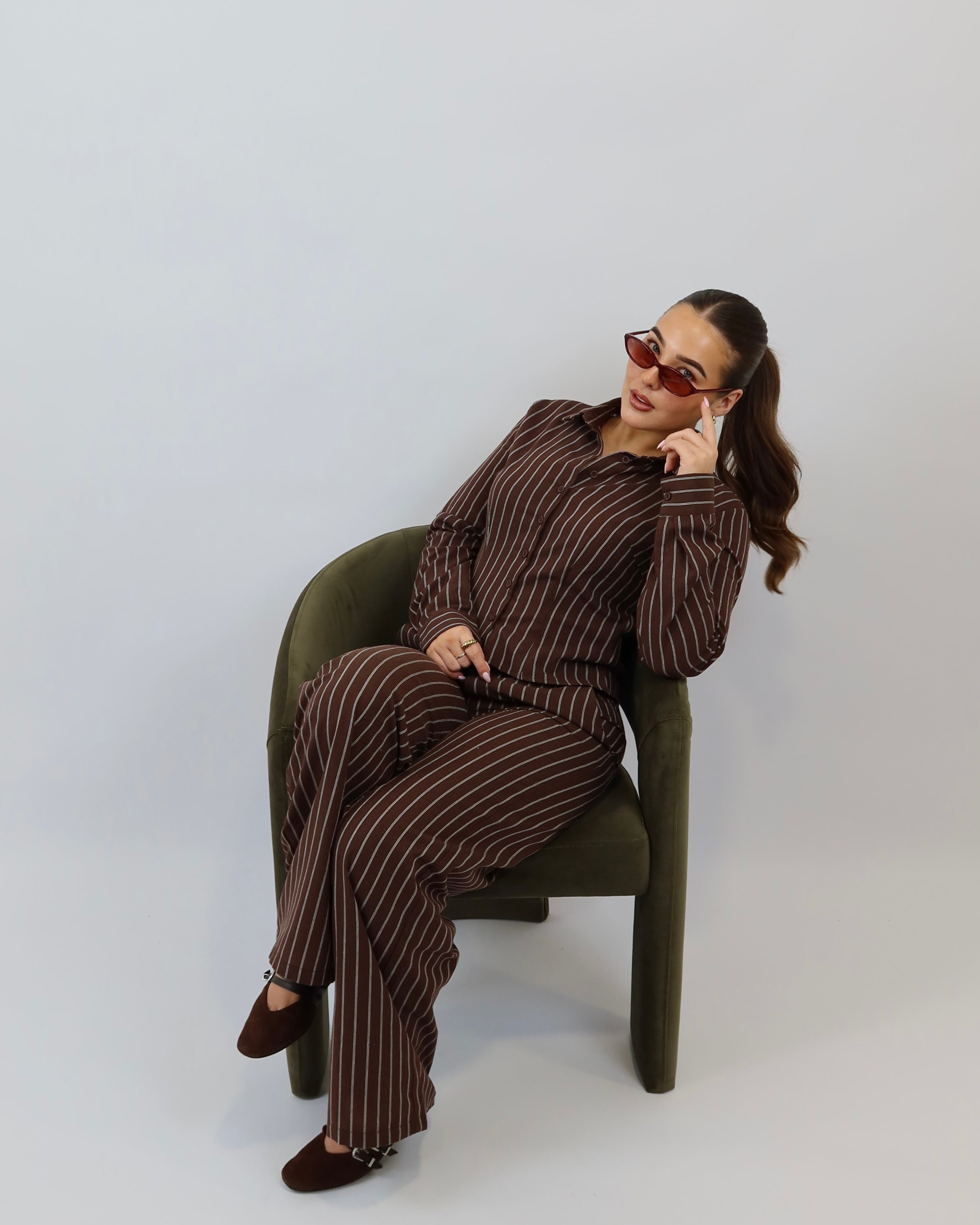 Annie Burgundy Sunglasses