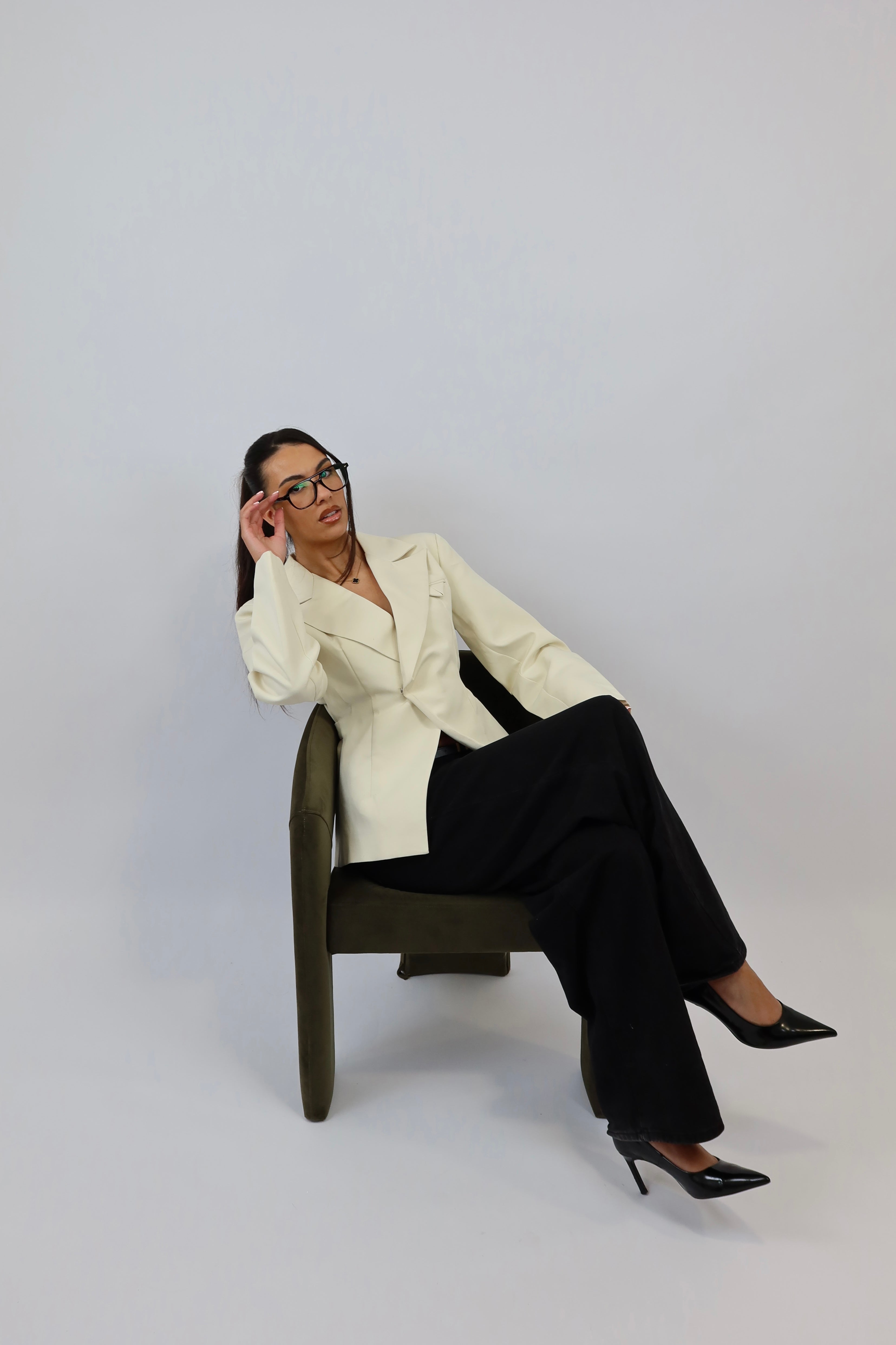 Blair Black Clear Lens Glasses