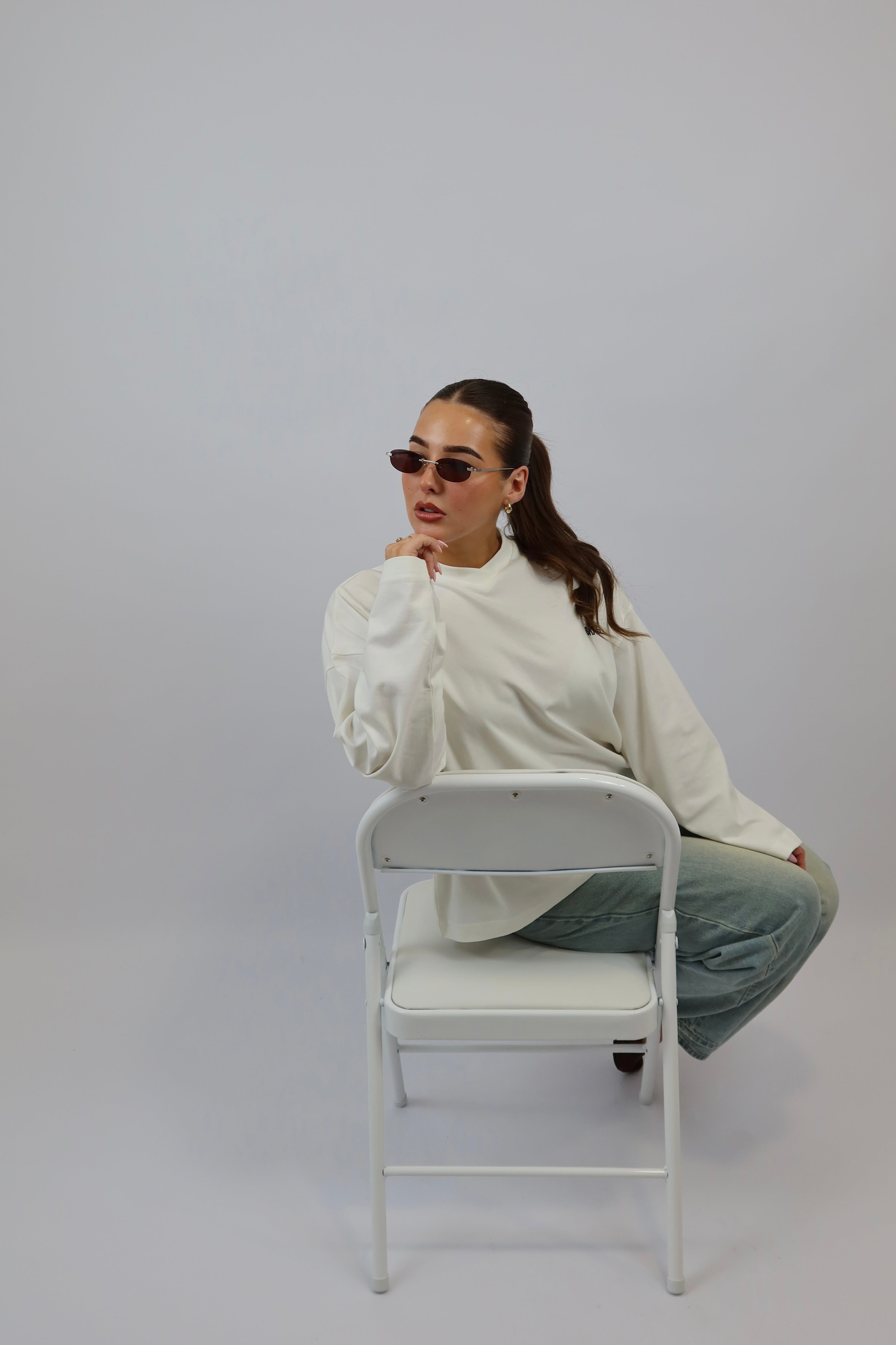 Nina Silver Frameless Sunglasses