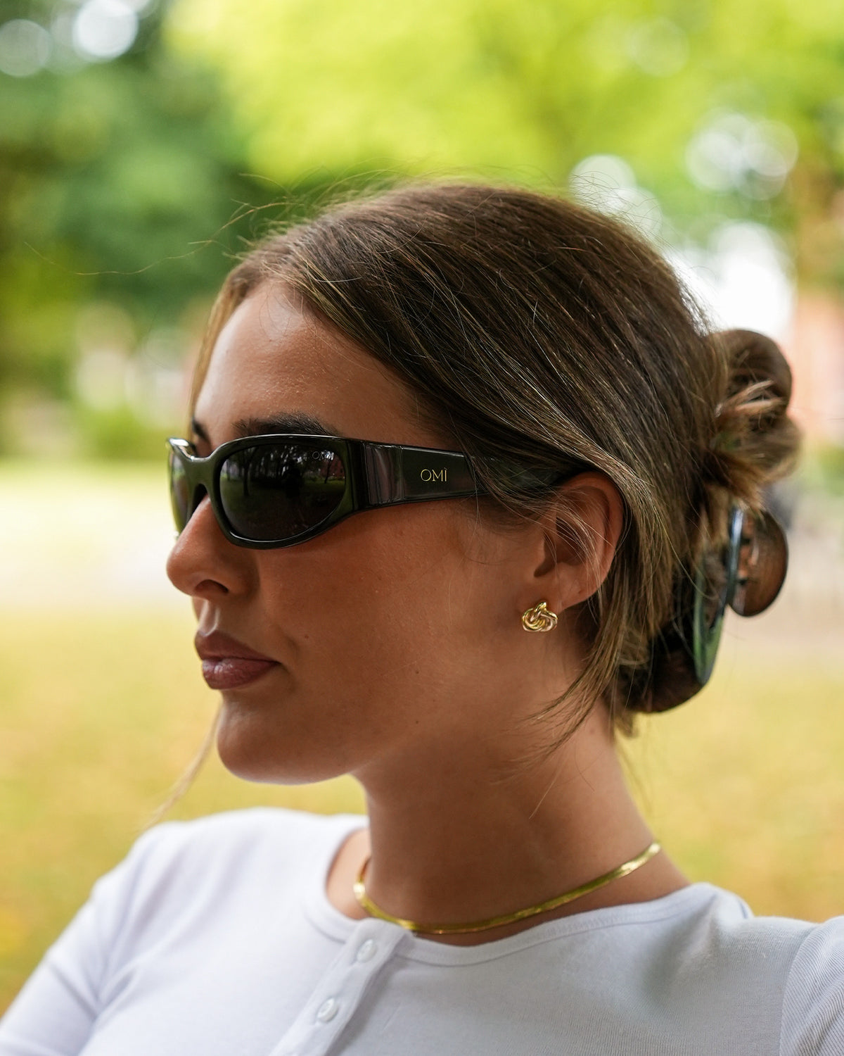 Gia Dark Brown Sunglasses